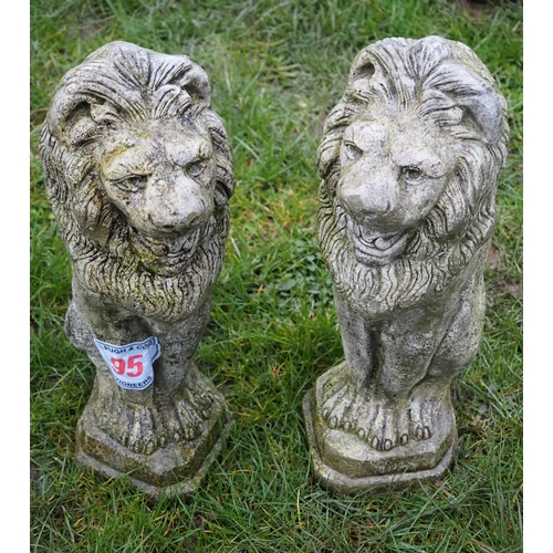 95 - Pair of lions