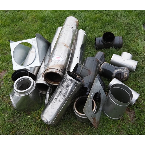 98 - Quantity of flue pipe