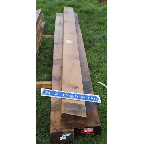 1005 - Oak timbers 3.6m x180x100 - 3