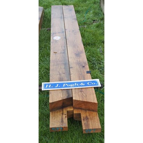 1008 - Machined Oak beams 2.8m x170x190 - 2