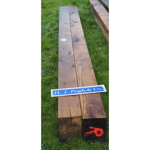 1009 - Oak beams 3.6m x175x240 - 2