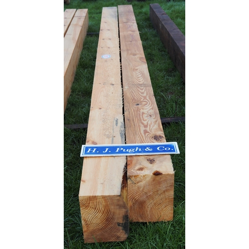 1017 - Softwood beams 4.5m x200x250 - 2