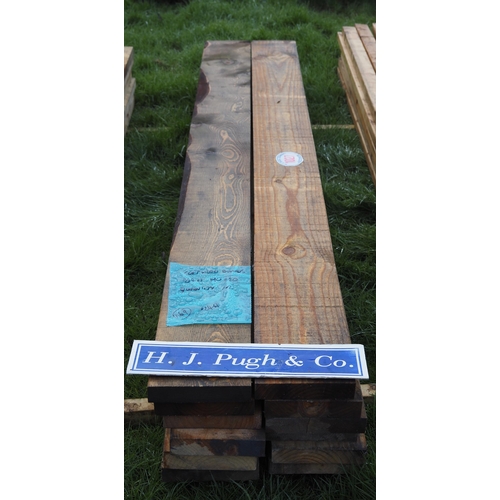 1027 - Softwood boards 2.4m x190x40 - 12