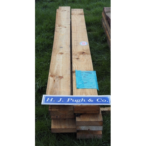 1028 - Softwood boards 2.4m x180x40 - 12