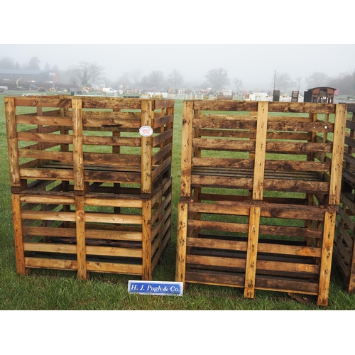 1052 - Pallet boxes 1.2 x 1.0m - 4