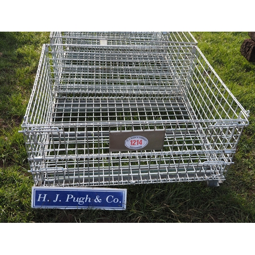 1214 - Mesh cage 3x3ft