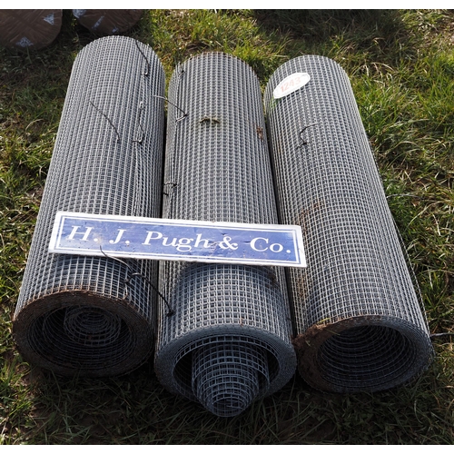 1243 - Hot dipped welded wire mesh *seconds, 0.9m x13x13mm - 30m rolls - 3