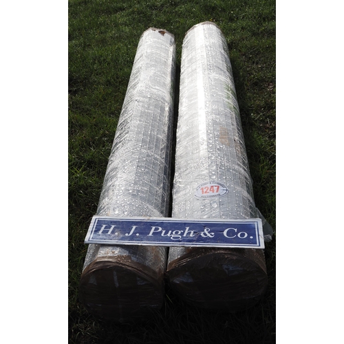 1247 - Hot dipped welded wire mesh *seconds, 1.83m x25x25mm - 15m rolls - 2