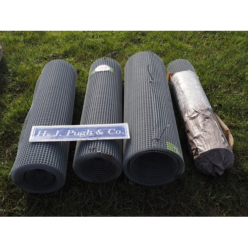 1249 - Hot dipped welded wire mesh *seconds, 0.9m x13x13mm - 10m rolls - 4