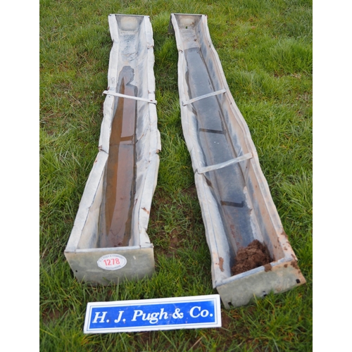 1278 - Feed troughs 8ft - 2