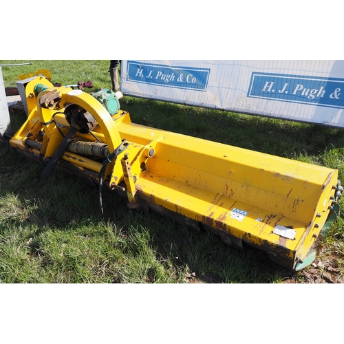 1566 - Twose 3m flail mower. 2010. New roto bearings in spring 2023, new roller bearings. GWO