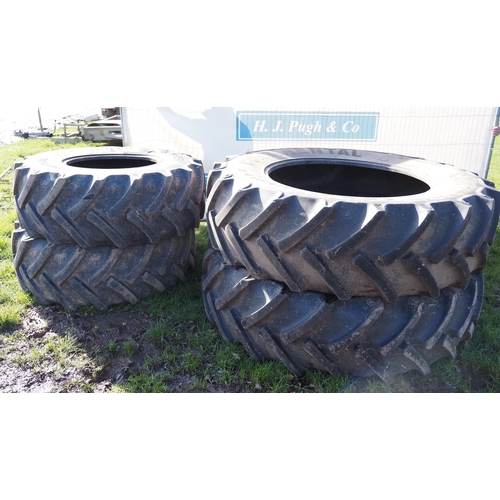 1586 - Continental tyres rear 460-85-38 and front 420-85-24