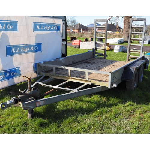 1593 - Indespension 10ft plant trailer