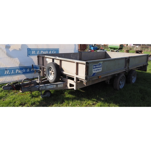 1597 - Ifor Williams LM126 drop side trailer