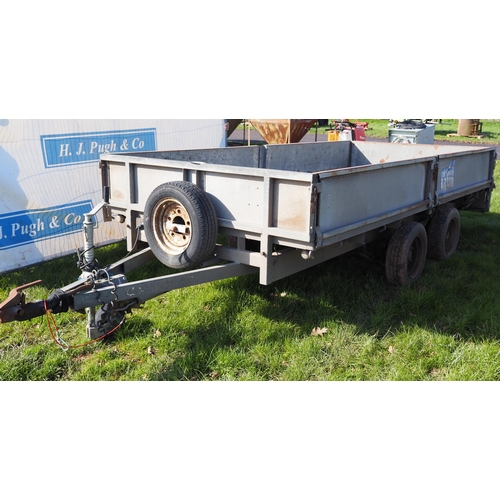 1597 - Ifor Williams LM126 drop side trailer