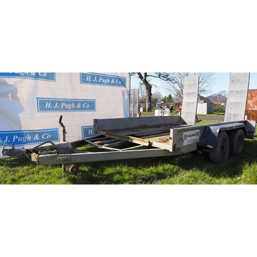 1602 - Indespension 10ft plant trailer. Key in office