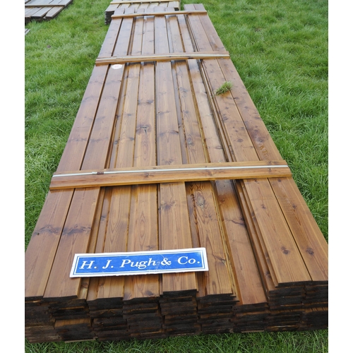950 - Shiplap boards 4.5m x125x25 - 100