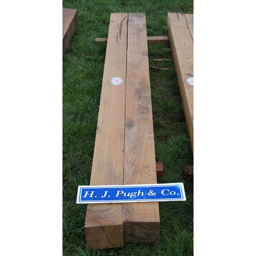 961 - Oak beams 2.5m x150x150 - 2