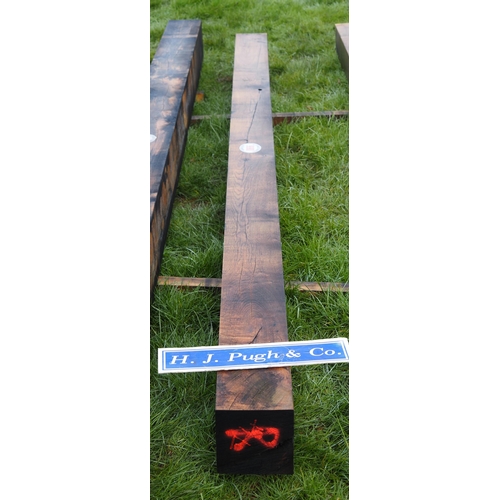 990 - Oak beam 3.6m x170x180 - 1