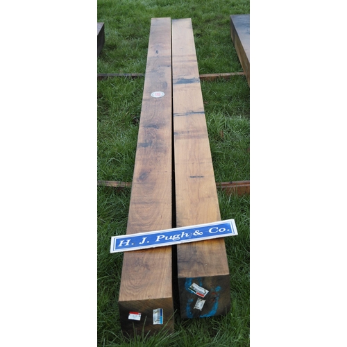 991 - Oak beams 4.1m x170x180 - 2