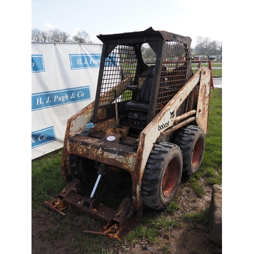 1433 - Bobcat 631 skid steer. Runs and drives, fitted with Kubota diesel engine