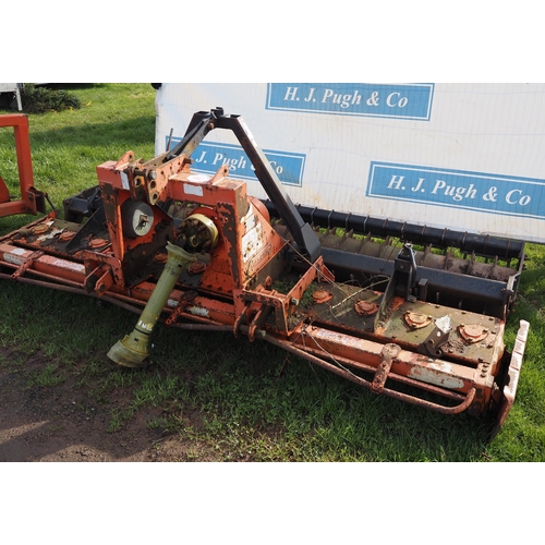 1461 - Maschio power harrow 3m and packer