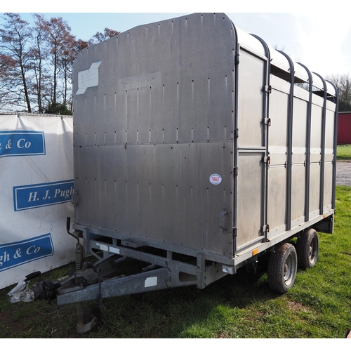 1463 - Ifor Williams 10ft stock trailer