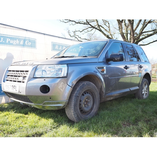 1611 - Land Rover Freelander 2 TD4. Manual. Showing 99,999 Miles. Recorded Cat 8/04/09. Reg. YX57 RFL. V5 a... 