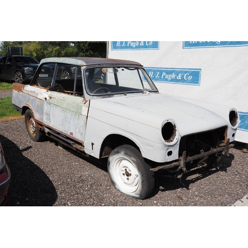 236 - Triumph Herald project, 1962, 1147cc.
Reg. CSV 824. Vehicle is live on dvla. No keys