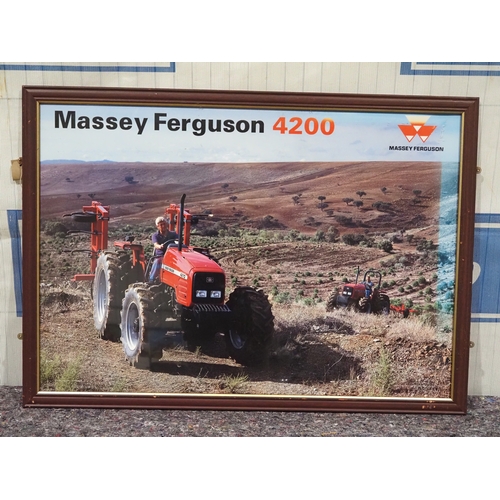 35 - Framed poster - Massey Ferguson 4200 27 x 39