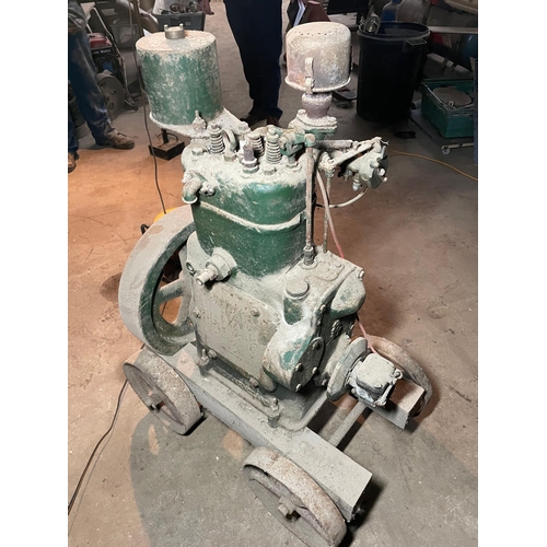 Ruston Hornsby 6PS Power Starter engine, sn 33107/560rpm, on trolley