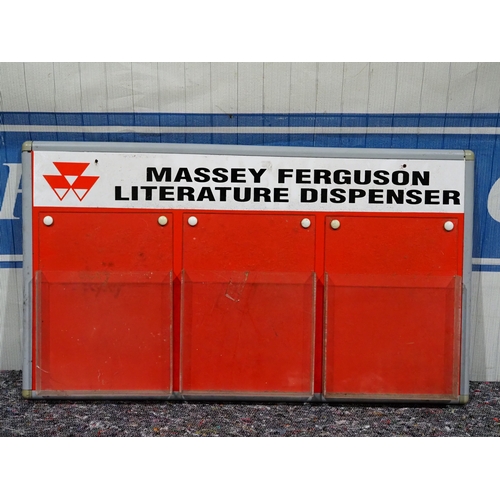 37 - Massey Ferguson literature dispenser 17 x 29