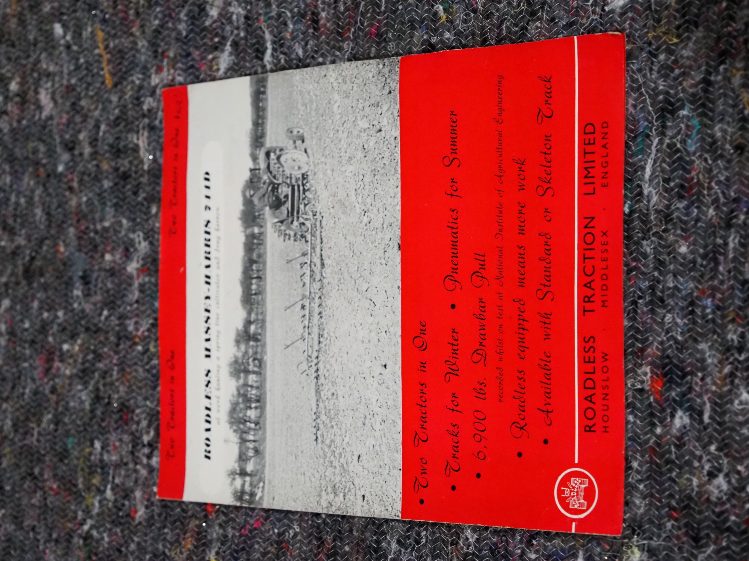 Roadless MasseyHarris sales brochure