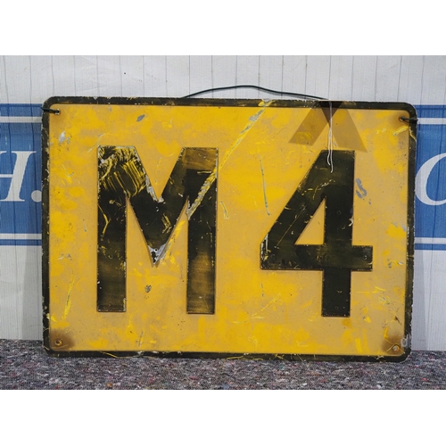 8 - Aluminium factory code sign - M4 used at the Shadow Factory 19 x 27