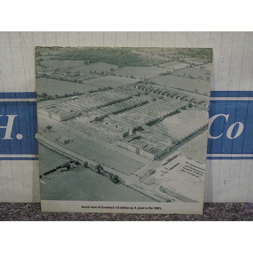 9 - Aerial view of Coventry's 1.8 million square ft of the Shadow Factory in 1940s 25 x 25