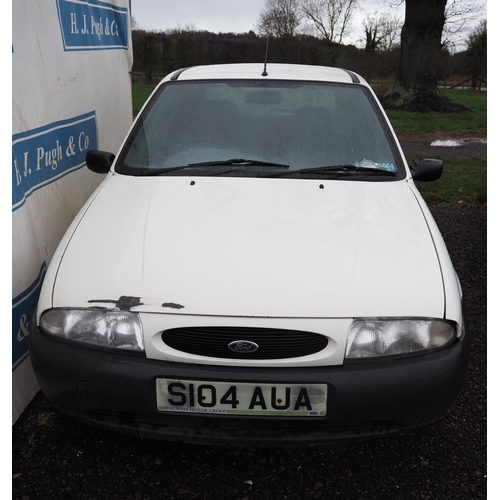 1473 - Ford Fiesta Encore hatchback. 1998. 1299cc
Has been stood for some time.
Reg. S104 AUA. V5. Key