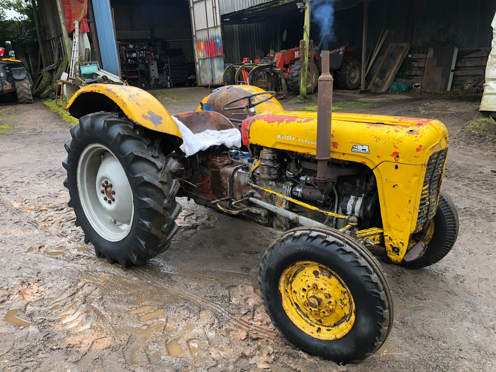 Massey Ferguson 35 Industrial tractor. Runs and drives. Good starter ...