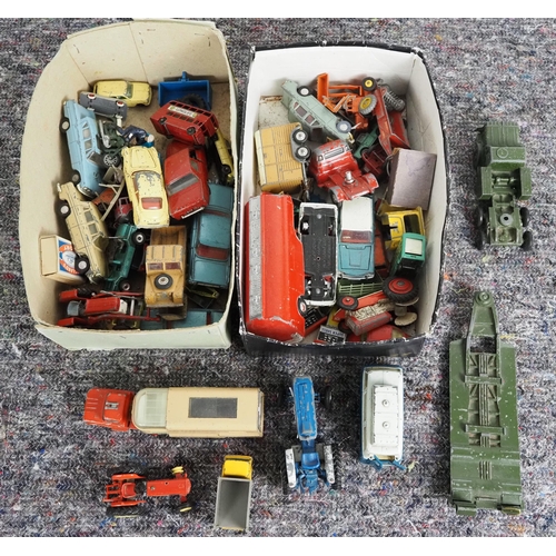 59 - Quantity of die-cast model vehicles to include Corgi, Dinky and Britains