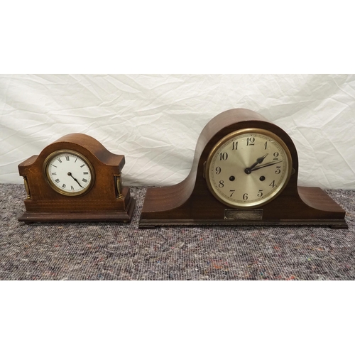 269 - Mahogany cased mantle clocks - 2