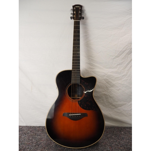 236 - Yamaha AC3R ARE electro-acoustic guitar with case