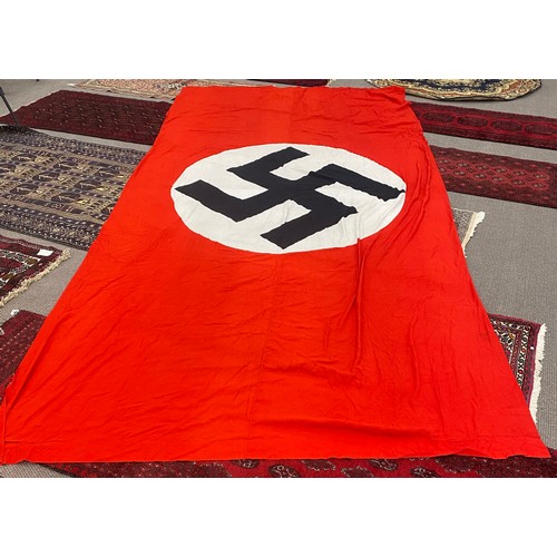 391 - WWII German NSDAP party double sided street banner in good condition 5m x 2.3m