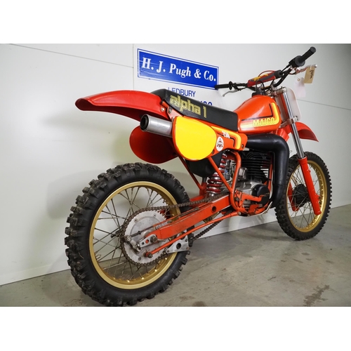 913 - Maico MC250 motocross bike. 1982. 250cc.
Frame No. 3531223
Engine No. MT3531165
Runs but requires re... 