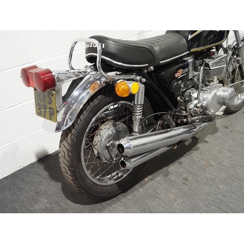 910 - Suzuki GT550 motorcycle. 1976. 544cc.
Frame No. 43210
Engine No. 45298
Out of private collection, re... 