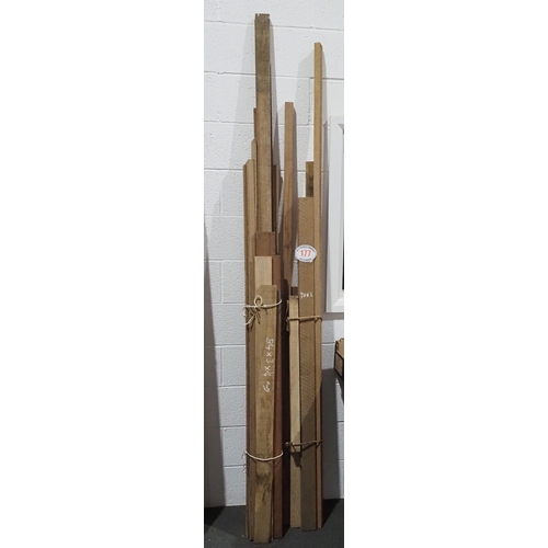 177 - Bundles of mixed hardwood 68