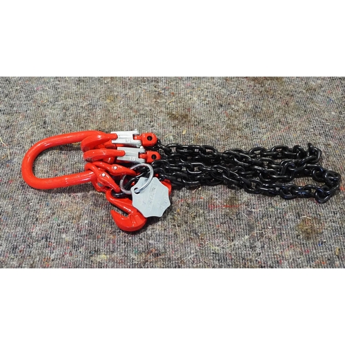 327 - 2 Leg lifting chains with dogs