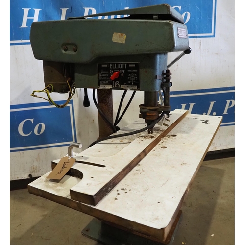 559 - Elliott pillar drill, single phase