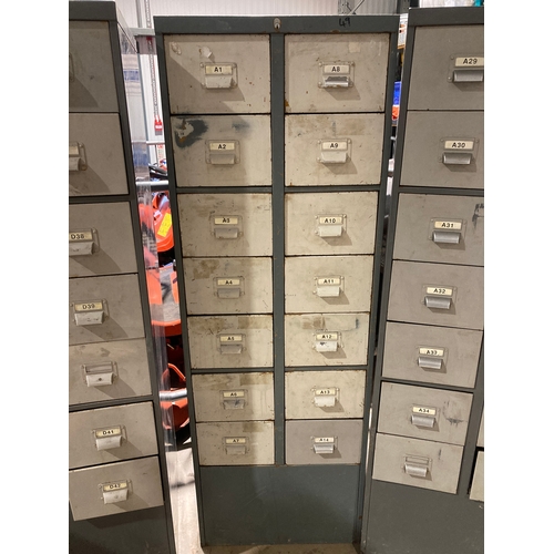 811 - 14 Drawer industrial cabinet 60