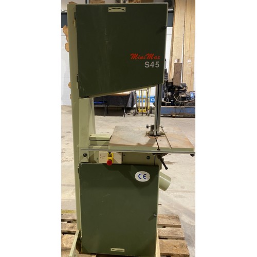 327A - Mini Max S45 bandsaw. Manual in office