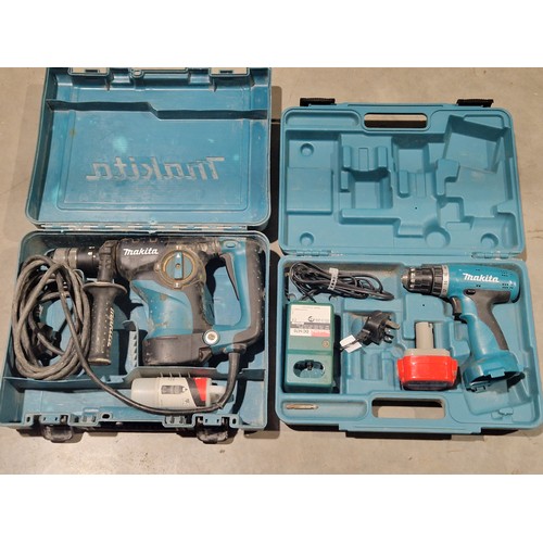 537A - Makita rotary hammer drill and Makita cordless drill