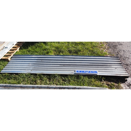 772 - Corrugated roofing sheets 9ft x 2ft Approx. - 13